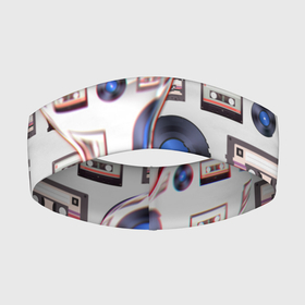Повязка на голову 3D с принтом дискотека 80 в Петрозаводске,  |  | Тематика изображения на принте: 2000 | 80 | 90 | винил | группа | дискотека | кассета | кино | концерт | магнитофон | мама | музыка | папа | пластинка | проигрыватель | стадион