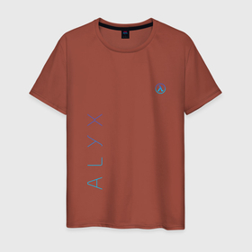 Мужская футболка хлопок с принтом ALEX | АЛЕКС | HL (Z) в Тюмени, 100% хлопок | прямой крой, круглый вырез горловины, длина до линии бедер, слегка спущенное плечо. | alex | black mesa | half life | valve | алекс | вэлв | халф лайф