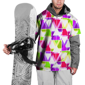 Накидка на куртку 3D с принтом Абстрактный яркий узор в Тюмени, 100% полиэстер |  | абстрактный | геометрические фигуры | детский | зеленый | клетчатый узор | летний | популярный | розовый | сиреневый | современный | треугольники