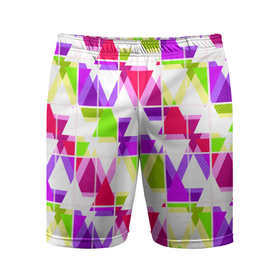 Мужские шорты спортивные с принтом Абстрактный яркий узор в Белгороде,  |  | абстрактный | геометрические фигуры | детский | зеленый | клетчатый узор | летний | популярный | розовый | сиреневый | современный | треугольники