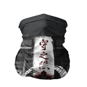Бандана-труба 3D с принтом Самурай | Призрак Цусимы (Z) в Курске, 100% полиэстер, ткань с особыми свойствами — Activecool | плотность 150‒180 г/м2; хорошо тянется, но сохраняет форму | game | ghost of tsushim | jin sakai | ninja | samurai | the ghost of tsushim | буке | вакидзаси | воин | вояк | дайсё | дзин сакай | иайто | игра | катана | кодати | мононофу | мститель | мушя | ниндзя | нодати | одати | призрак цусимы | са