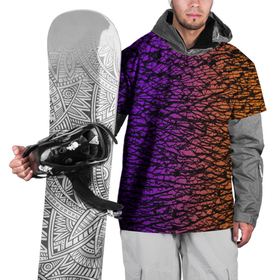 Накидка на куртку 3D с принтом Градиентный разлом 3D | 3Д в Новосибирске, 100% полиэстер |  | Тематика изображения на принте: 3d | 3д | градиент | желтый | камни | неон | плиты | разкол | разлом | разрыв | раскол | розовый | стекло | текстура | трещины | феолетовый | фиолетовый