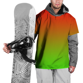 Накидка на куртку 3D с принтом Градиент Яблоко в Тюмени, 100% полиэстер |  | градиент | желтый | зеленый | красный | перелив | переход | фрукты | цвета | яблоко