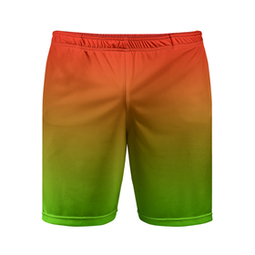 Мужские шорты спортивные с принтом Градиент Яблоко в Белгороде,  |  | градиент | желтый | зеленый | красный | перелив | переход | фрукты | цвета | яблоко