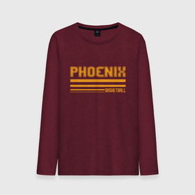 Мужской лонгслив хлопок с принтом Phoenix Basketball в Тюмени, 100% хлопок |  | basketball | mvp | nba | phoenix | sport | streetball | suns | аризона | баскетбол | игра | крис пол | мяч | нба | санс | спорт | стритбол | тренер | финикс | чемпион