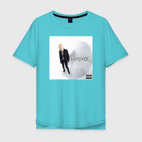 Мужская футболка хлопок Oversize с принтом Платина - Sosa Muzik в Курске, 100% хлопок | свободный крой, круглый ворот, “спинка” длиннее передней части | platina | trap | русский рэп | соса мьюзик | трэп