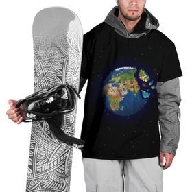 Накидка на куртку 3D с принтом Разрушение земли! в Новосибирске, 100% полиэстер |  | Тематика изображения на принте: art | pixel | pixelart | звезды | земля | земля в космосе | космос | пиксели | пиксель | пиксельарт | разрушение земли