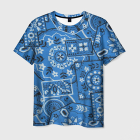 Мужская футболка 3D с принтом КРИПС | CRIPS в Петрозаводске, 100% полиэфир | прямой крой, круглый вырез горловины, длина до линии бедер | crips | crips gang. | банда крипс | крипс | кружево