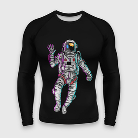 Мужской рашгард 3D с принтом Космонавт ,  |  | астронавт | исследователь | космонавт | космос | путешественник | рисунок