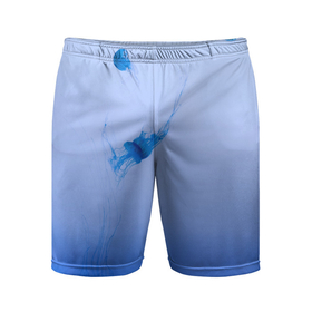 Мужские шорты спортивные с принтом МЕДУЗЫ | ГРАДИЕНТ ,  |  | gradient | абстракция | амбре | вода | голубая | голубое | градиент | градиент и ничего лишнего | градиенты | медуза | море | на каждый день | океан | синее | синий | синяя | текстура