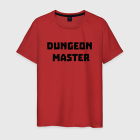 Мужская футболка хлопок с принтом Dungeon Master , 100% хлопок | прямой крой, круглый вырез горловины, длина до линии бедер, слегка спущенное плечо. | dungeon master | gachi | gachi memes | van darkholme