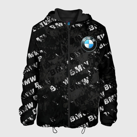 Мужская куртка 3D с принтом BMW в Новосибирске, ткань верха — 100% полиэстер, подклад — флис | прямой крой, подол и капюшон оформлены резинкой с фиксаторами, два кармана без застежек по бокам, один большой потайной карман на груди. Карман на груди застегивается на липучку | amg | benz | bmw | logo amg | logo bmw | mercedes | mercedes amg | mercedes benz | бмв | лого бмв | логотип амг | логотип бмв | логотип мерседес | машина | машина бмв | мерседес | мерседес амг | мерседес бенз | мерсэдэс | месед