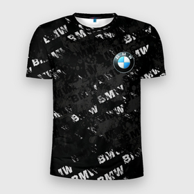 Мужская футболка 3D спортивная с принтом BMW в Тюмени, 100% полиэстер с улучшенными характеристиками | приталенный силуэт, круглая горловина, широкие плечи, сужается к линии бедра | amg | benz | bmw | logo amg | logo bmw | mercedes | mercedes amg | mercedes benz | бмв | лого бмв | логотип амг | логотип бмв | логотип мерседес | машина | машина бмв | мерседес | мерседес амг | мерседес бенз | мерсэдэс | месед