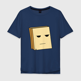 Мужская футболка хлопок Oversize с принтом Бумажная доска , 100% хлопок | свободный крой, круглый ворот, “спинка” длиннее передней части | ucet | webm | анонимус | лицо | пакет