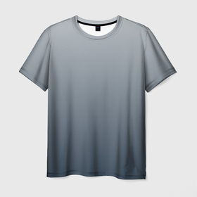 Мужская футболка 3D с принтом GRADIENT 50 SHADES OF GREY в Белгороде, 100% полиэфир | прямой крой, круглый вырез горловины, длина до линии бедер | абстракция | амбре | без дизайна | белая | белый | градиент | градиент и ничего лишнего | градиенты | на каждый день | оттенки серого | серая | серое | серый | текстура | черная | черный