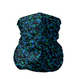 Бандана-труба 3D с принтом Абстрактный зелено-синий узор  , 100% полиэстер, ткань с особыми свойствами — Activecool | плотность 150‒180 г/м2; хорошо тянется, но сохраняет форму | Тематика изображения на принте: абстрактный | вкрапления | зеленый | молодежный | мраморный | синий | современный | черный и синий