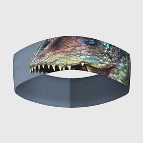 Повязка на голову 3D с принтом Хищный динозавр | Dino (Z) ,  |  | dino | dinosauria | дино | динозавр | парк юрского | хищный динозавр | чудовище | юрский период | ящер | ящерица