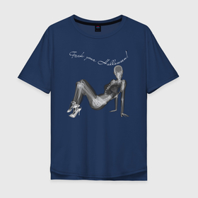Мужская футболка хлопок Oversize с принтом Убойный рентген в Курске, 100% хлопок | свободный крой, круглый ворот, “спинка” длиннее передней части | body | bones | girl | halloween | hype | motto | pose | sandals | skeleton | skull | slogan | x ray | босоножки | девиз | девушка | кости | рентген | скелет | слоган | тело | хайп | хэллоуин | череп