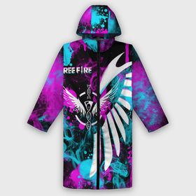 Дождевик унисекс 3D с принтом FREE FIRE NEON в городе Новоалтайск,  |  | ff | free fire | game | gamer | games | garena | neon | pro gamer | брызги | гарена | гексагон | игра | кляксы | краски | неон | текстура | фри фаер | фф | цвета