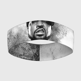 Повязка на голову 3D с принтом Ice Cube | Айс Куб (Z) в Курске,  |  | ice cube | oshea jackson | rap | айс куб | айс кьюб | реп | репер | рэпер | хип хоп