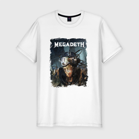 Мужская футболка хлопок Slim с принтом Megadeth | Poster (Z) , 92% хлопок, 8% лайкра | приталенный силуэт, круглый вырез ворота, длина до линии бедра, короткий рукав | dave mustaine | megadeth | music | rock | дирк вербурен | дэвид эллефсон | дэйв мастейн | кико лоурейро | мегадеф | мегадэф | музыка | рок | трэш метал | хард рок | хеви метал