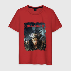 Мужская футболка хлопок с принтом Megadeth | Poster (Z) , 100% хлопок | прямой крой, круглый вырез горловины, длина до линии бедер, слегка спущенное плечо. | dave mustaine | megadeth | music | rock | дирк вербурен | дэвид эллефсон | дэйв мастейн | кико лоурейро | мегадеф | мегадэф | музыка | рок | трэш метал | хард рок | хеви метал