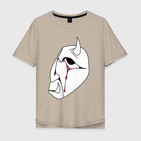 Мужская футболка хлопок Oversize с принтом Грустный Жнец  в Новосибирске, 100% хлопок | свободный крой, круглый ворот, “спинка” длиннее передней части | депрессия | женщинам | круто | мода | мужчинам | музыка | негатив | одежда | панк | прикольная картинка | реп | рок | смайлики | улыбка | хип хоп