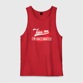 Мужская майка хлопок с принтом Поцелуй, я вакцинирован в Белгороде, 100% хлопок |  | coronavirus | covid19 | kiss | virus | вакцина | вакцинация | вирус | грипп | губы | заражение | здоровье | иммунитет | инфекция | карантин | корона | коронавирус | маска | пандемия | поцелуй | прививка | самоизоляция