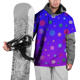 Накидка на куртку 3D с принтом Фантастические шары в Тюмени, 100% полиэстер |  | абстракция | галактика | градиент | космический | мячики | неоновый | планеты | планеты  космос | разноцветный | синий | фантастика | фиолетовый | шары