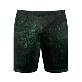 Мужские шорты спортивные с принтом Темно-зеленый мраморный узор  в Тюмени,  |  | Тематика изображения на принте: абстрактный | велюровый | зеленый | каменный | мрамор | современный | текстура камня | темный зеленый