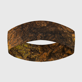 Повязка на голову 3D с принтом Абстрактный узор текстура в Санкт-Петербурге,  |  | каменный узор | камень | коричневый | маскировочный | милитари | мраморный | темный оранжевый | черный и оранжевый