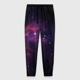 Мужские брюки 3D с принтом Вселенная в Петрозаводске, 100% полиэстер | манжеты по низу, эластичный пояс регулируется шнурком, по бокам два кармана без застежек, внутренняя часть кармана из мелкой сетки | space | stars | галактика | космос | ночное небо