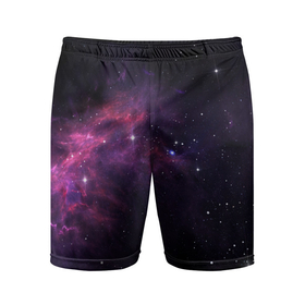 Мужские шорты спортивные с принтом Вселенная в Кировске,  |  | space | stars | галактика | космос | ночное небо
