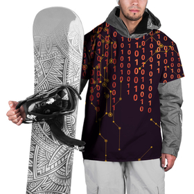Накидка на куртку 3D с принтом ПРОГРАММНЫЙ КОД в Санкт-Петербурге, 100% полиэстер |  | Тематика изображения на принте: баг | взлом | двоичный | железо | информация | код | программа | хакер
