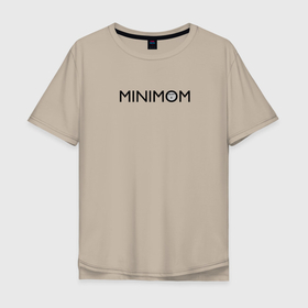 Мужская футболка хлопок Oversize с принтом MINIMUM в Петрозаводске, 100% хлопок | свободный крой, круглый ворот, “спинка” длиннее передней части | mem | mini | minimalism | minimalist | minimum | y у у | камни | мем | у | ууу | уфф | хуюмбала