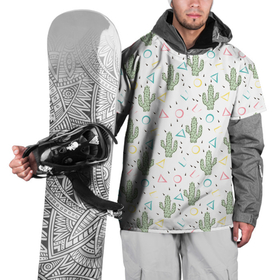 Накидка на куртку 3D с принтом Кактусы  в Тюмени, 100% полиэстер |  | Тематика изображения на принте: абстрактный | кактус | мексиканский узор | модный | популярный | экзотический