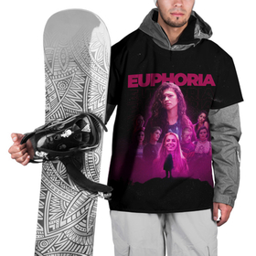 Накидка на куртку 3D с принтом Euphoria team в Новосибирске, 100% полиэстер |  | Тематика изображения на принте: euphoria | serial | джулс | зендея | ру беннетт | сериал | сериалы | хантер шефер | эйфория