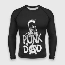 Мужской рашгард 3D с принтом Граффити Панки ,  |  | alternative | music | punk | punks not dead | rock | альтернатива | музыка | панк | панки не умерают | панкс нот дэд | рок