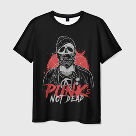 Мужская футболка 3D с принтом Грозный панк в Петрозаводске, 100% полиэфир | прямой крой, круглый вырез горловины, длина до линии бедер | alternative | music | punk | punks not dead | rock | альтернатива | музыка | панк | панки не умерают | панкс нот дэд | рок
