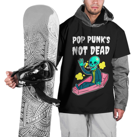 Накидка на куртку 3D с принтом Фанат Поп Панка , 100% полиэстер |  | alternative | music | punk | punks not dead | rock | альтернатива | музыка | панк | панки не умерают | панкс нот дэд | рок