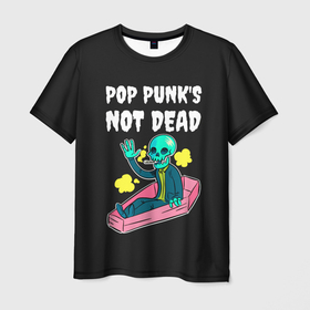 Мужская футболка 3D с принтом Фанат Поп Панка в Курске, 100% полиэфир | прямой крой, круглый вырез горловины, длина до линии бедер | alternative | music | punk | punks not dead | rock | альтернатива | музыка | панк | панки не умерают | панкс нот дэд | рок