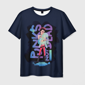 Мужская футболка 3D с принтом Punk whith toy в Кировске, 100% полиэфир | прямой крой, круглый вырез горловины, длина до линии бедер | alternative | music | punk | punks not dead | rock | альтернатива | музыка | панк | панки не умерают | панкс нот дэд | рок