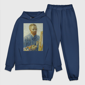 Мужской костюм хлопок OVERSIZE с принтом Ван Гог, автопортрет ,  |  | art | portrait | van gogh | vincent van gogh | абстракционизм | арт | ван гог | винсент ван гог | импрессионизм | искусство | исторические личности | картина | картины маслом | краски | мольберт | портрет | рисунок