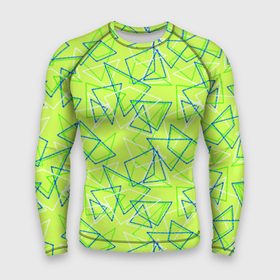Мужской рашгард 3D с принтом Абстрактный неоновый зеленый в Курске,  |  | Тематика изображения на принте: абстрактный | геометрический | детский | зеленый | летний | неоновый | ретро | треугольники