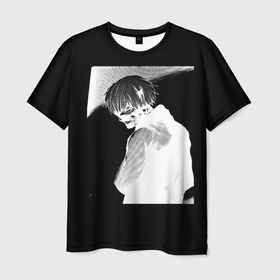 Мужская футболка 3D с принтом Dead Inside TOKYO GHOUL , 100% полиэфир | прямой крой, круглый вырез горловины, длина до линии бедер | 1000 7 | dead inside | zxc | zxc ghoul | дед инсайд