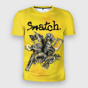 Мужская футболка 3D спортивная с принтом Большой куш. Snatch в Тюмени, 100% полиэстер с улучшенными характеристиками | приталенный силуэт, круглая горловина, широкие плечи, сужается к линии бедра | 2000 | snatch | большой куш | гай ричи | кино | фильм