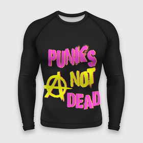Мужской рашгард 3D с принтом Панк анархия ,  |  | alternative | music | punk | punks not dead | rock | альтернатива | музыка | панк | панки не умерают | панкс нот дэд | рок
