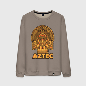 Мужской свитшот хлопок с принтом Aztec Ацтеки в Тюмени, 100% хлопок |  | Тематика изображения на принте: ацтеки | ацтекская империя | индеец | индейцы | символ | фигурка
