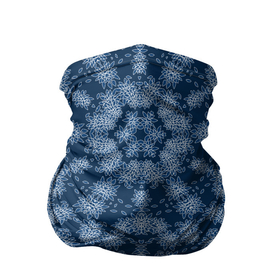 Бандана-труба 3D с принтом Модный  абстрактный узор  в Тюмени, 100% полиэстер, ткань с особыми свойствами — Activecool | плотность 150‒180 г/м2; хорошо тянется, но сохраняет форму | калейдоскоп | летний | модный | молодежный | пляжный рисунок | синий | современный | цветочный орнамент