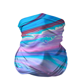 Бандана-труба 3D с принтом Абстрактный прилив в Новосибирске, 100% полиэстер, ткань с особыми свойствами — Activecool | плотность 150‒180 г/м2; хорошо тянется, но сохраняет форму | абстрация | арт | вода | живопись | искусство
